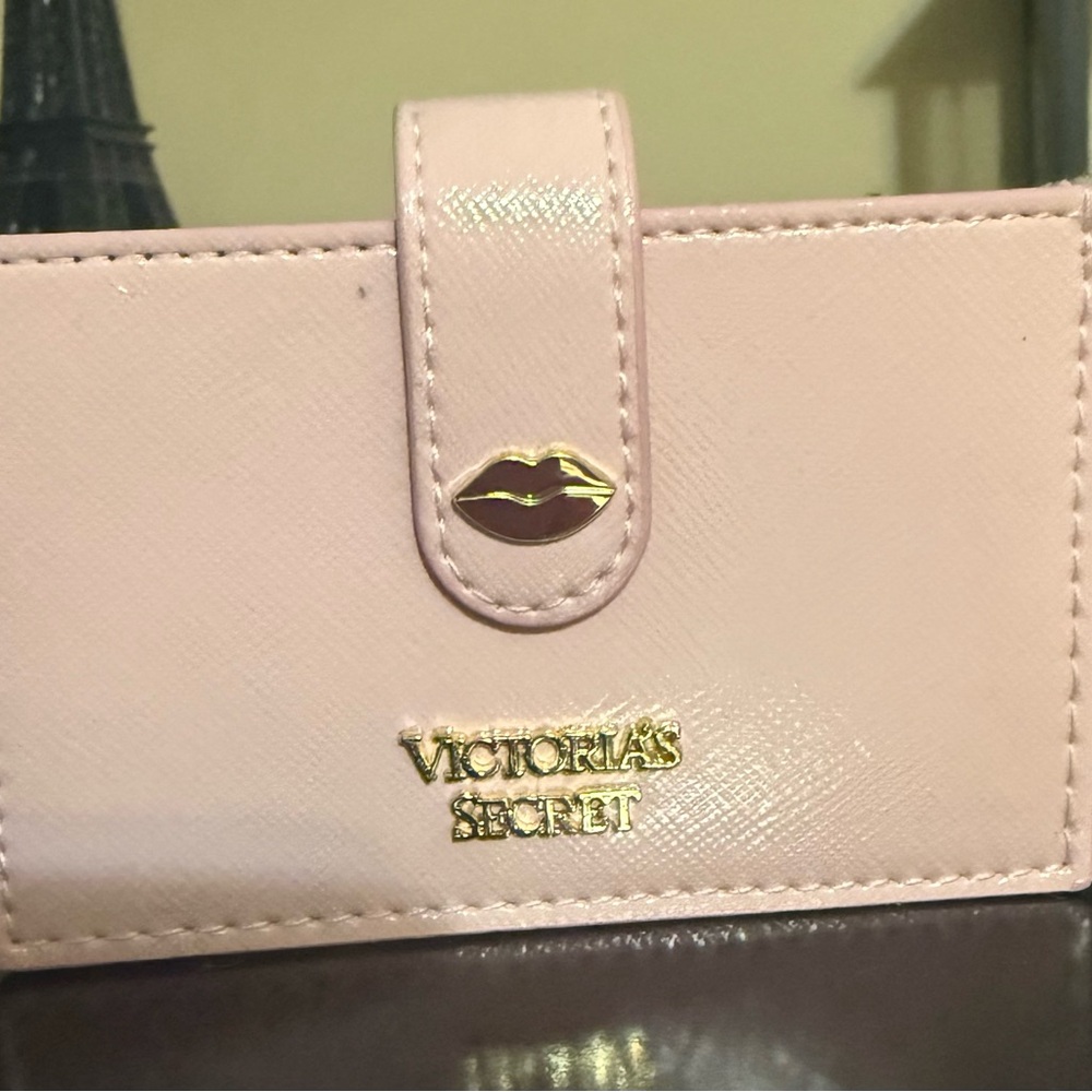 Victoria's Secret Blush Pink Accordion Style Wallet/ Card Holder